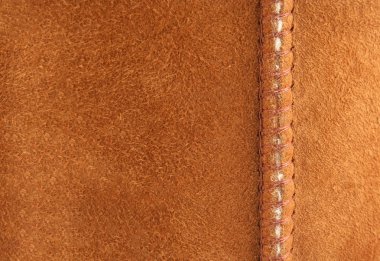 A Brown suede background with seam clipart