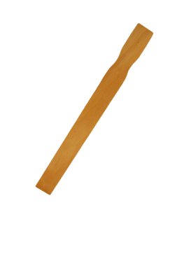 Isolated paint stirrer stick on white clipart