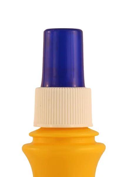Frasco de manteiga de spray isolado — Fotografia de Stock