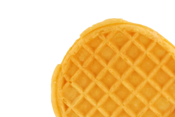 Isolated breakfast waffle — Stock Photo, Image