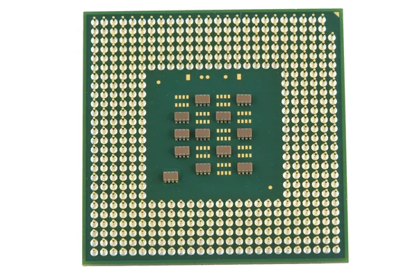 Computerprozessor CPU aus nächster Nähe — Stockfoto