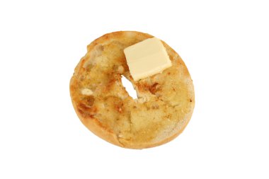 Isolated Toasted bagel clipart