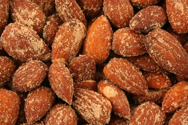 Roasted Almonds Background Texture — Stock Photo, Image