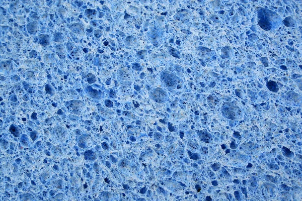 蓝色海绵带纹理的背景 — 图库照片