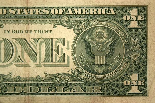 Voltar Meio dólar fatura — Fotografia de Stock