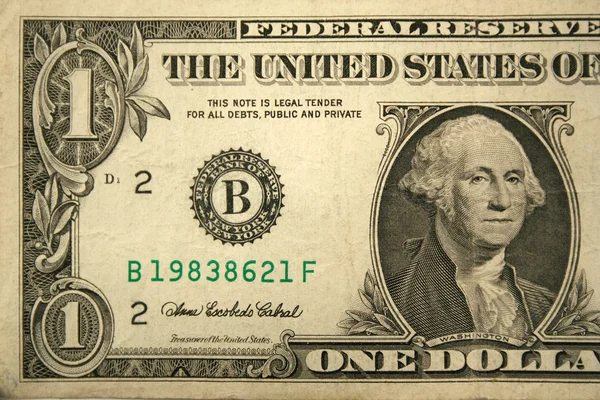 Frente Meio dólar e meio — Fotografia de Stock