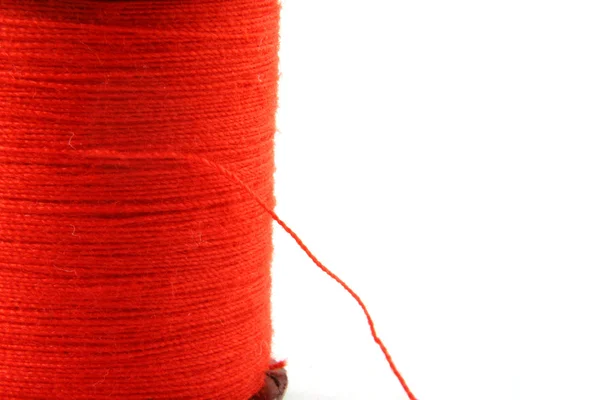 Rode spoel van draad — Stockfoto