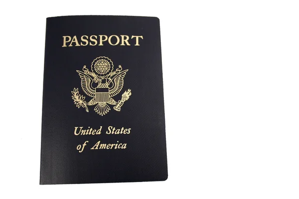 stock image US passport on white background