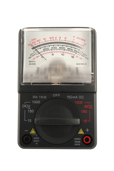 Medidor de teste de tensão CA DC — Fotografia de Stock
