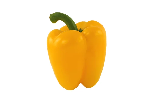 Geïsoleerde gele peper — Stockfoto