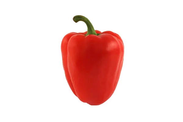 Izolované červené papriky na bílém pozadí — Stock fotografie