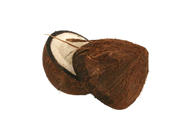 Coconut halves — Stock Photo, Image
