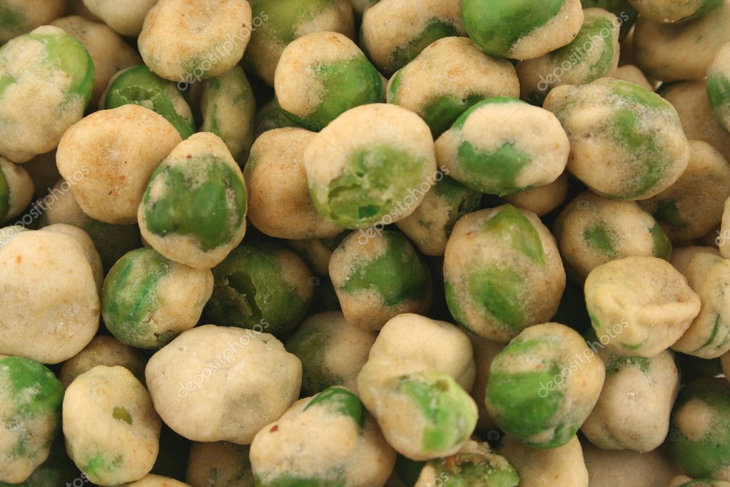 Green Wasabi Peas background Texture — Stock Photo © njnightsky #2072712