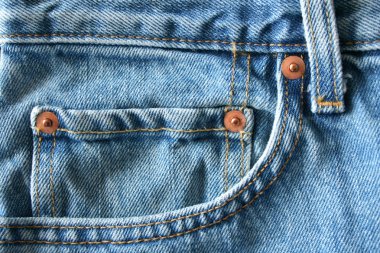 Blue Jeans Pocket clipart