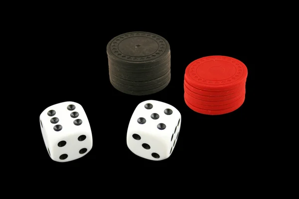 Seven Eleven dice — Stock Photo, Image
