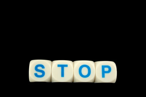 La palabra Stop —  Fotos de Stock