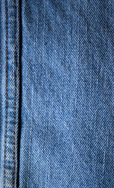 Blå jeans texturerat bakgrund — Stockfoto