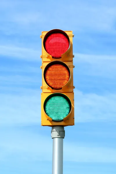 Signaallampje van verkeer — Stockfoto