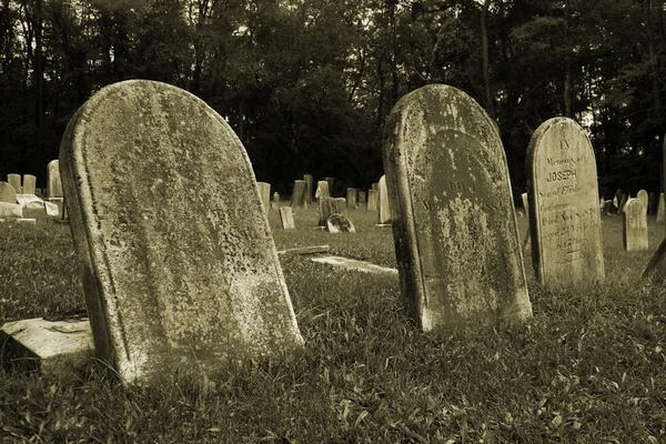 Régi sírkövek — Stock Fotó