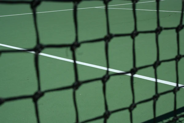 Сеть теннисных кортов — стоковое фото