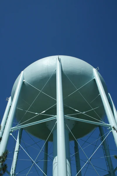 Modré vodárenská věž — Stock fotografie