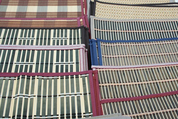 Bambusz szőnyeg helye — Stock Fotó