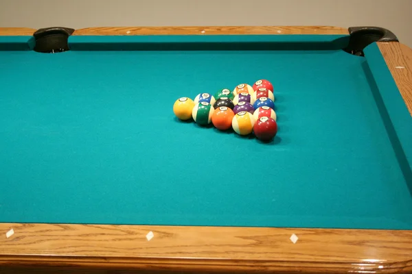 Udręczone 8 ball gra — Zdjęcie stockowe