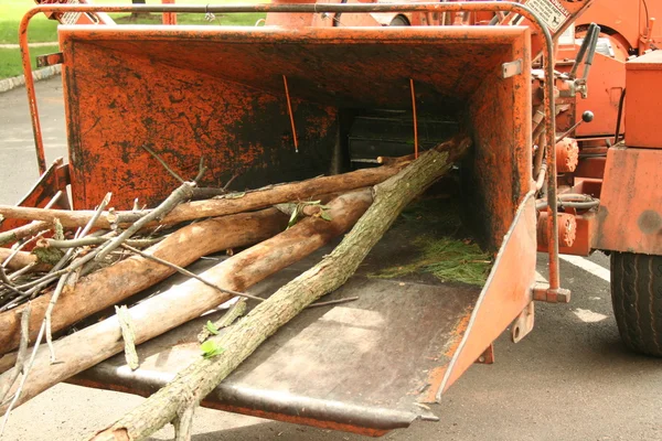 Astilladora de madera — Foto de Stock