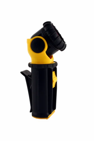 黑色和黄色的手电筒 — 图库照片