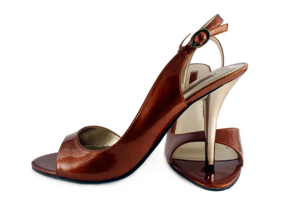 Dámské vysoké boty na podpatku — Stock fotografie