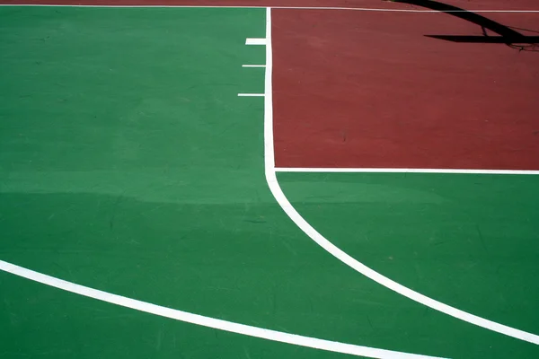 Quadra de basquetebol — Fotografia de Stock