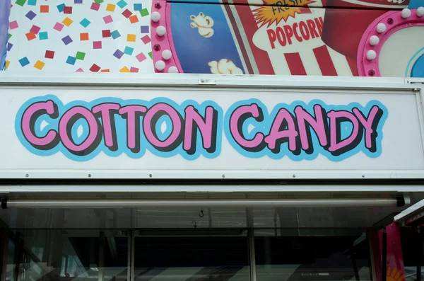 Cotton Candy Sign — Stock Photo, Image