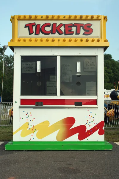 Carnival biljett står tecken — Stockfoto
