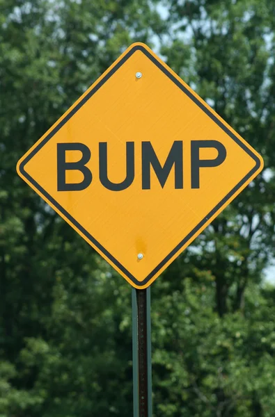 Bump знак — стокове фото