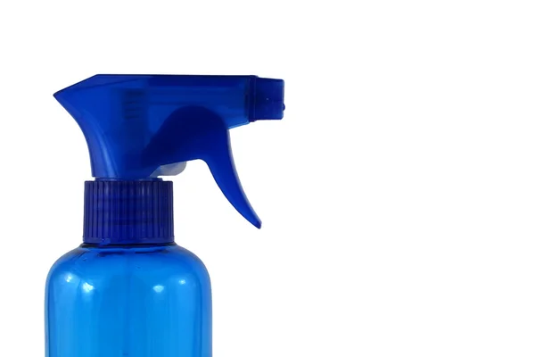 Mavi sprey şişe — Stok fotoğraf