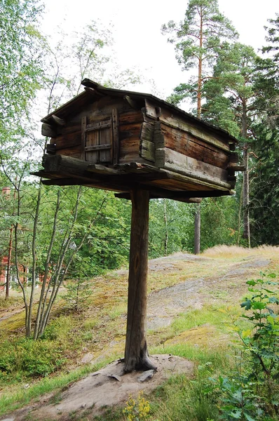 stock image Lapland Hut