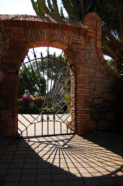 stock image OLd cellar gate