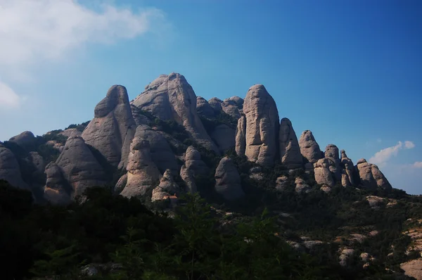 Montserratin vuoret — kuvapankkivalokuva