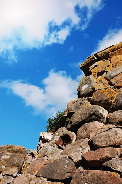 stock image The wall of Korela fortress