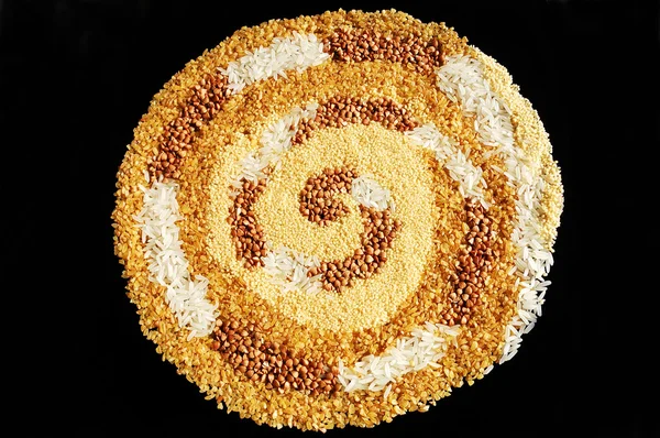 Grain spiral — Stock Photo, Image
