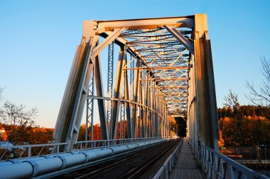 Railroad bridge clipart