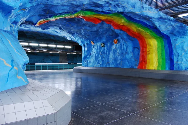 Стокгольм метро — стокове фото