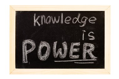 Knowledge is power clipart