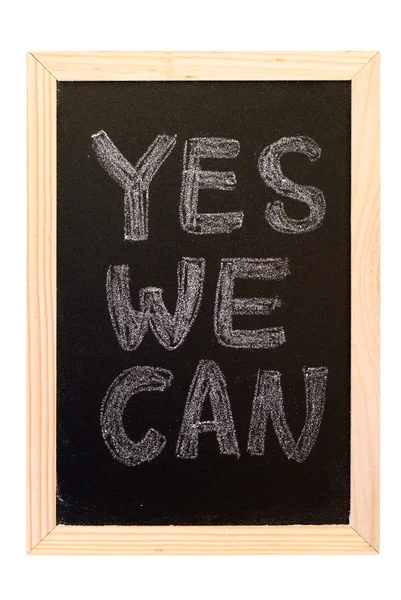 Sim, podemos. — Fotografia de Stock