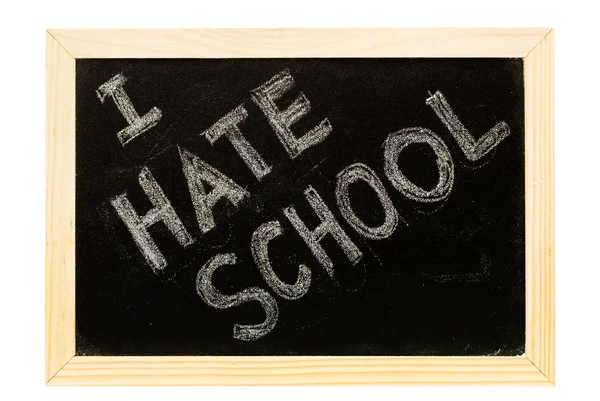 Odio la scuola. — Foto Stock