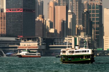 Hong Kong ferry clipart