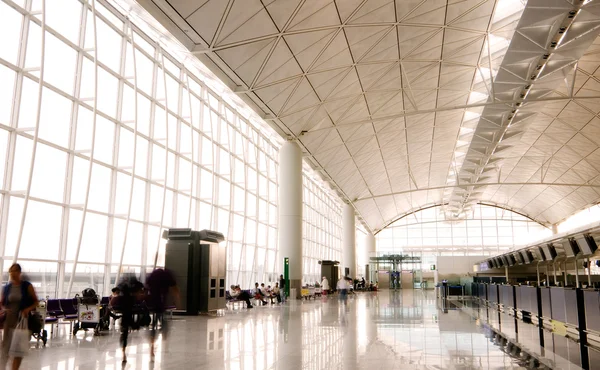 Міжнародний аеропорт зал Hong Kong — стокове фото