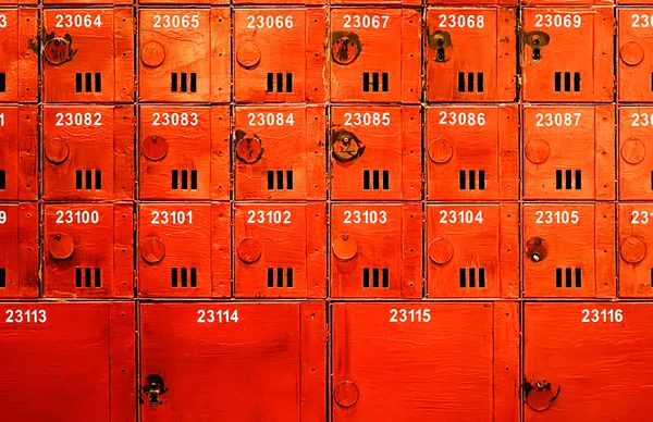 Muitos caixa de correio em estilo antigo — Fotografia de Stock