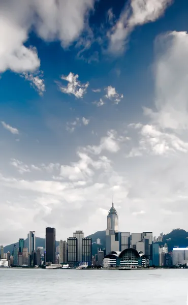 Panoráma města z hong Kongu — Stock fotografie