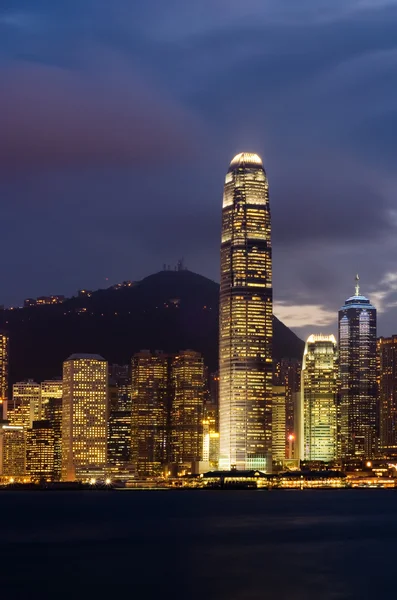Victorias hamn i Hongkong — Stockfoto